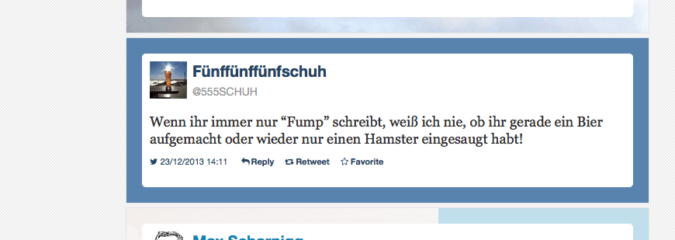 Von Vanillekipferl bis Beseufznis – Die besten Tweets vom Dezember 2013 Von Vanillekipferl bis Beseufznis – Die besten Tweets vom Dezember 2013