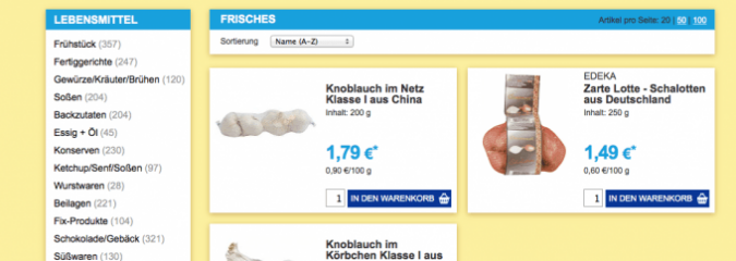 Das Einkaufsnetz Das Einkaufsnetz