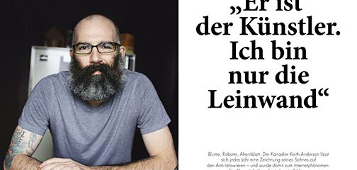 „Er ist der Künstler. Ich bin nur die Leinwand“ – Kinderzeichnungen als Tattoo „Er ist der Künstler. Ich bin nur die Leinwand“ – Kinderzeichnungen als Tattoo