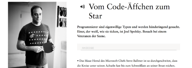 Programmierer: Vom Code-Äffchen zum Star Programmierer: Vom Code-Äffchen zum Star
