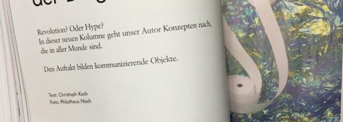 Was war noch mal… das Internet der Dinge? Was war noch mal… das Internet der Dinge?