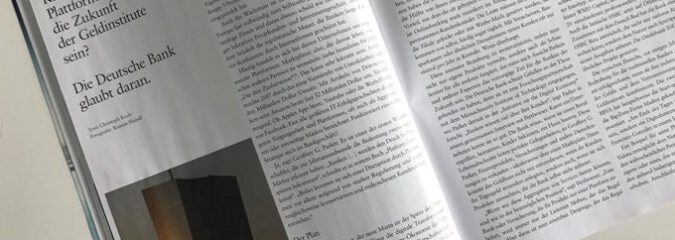 Von Geldhäusern zu Marktplätzen Von Geldhäusern zu Marktplätzen