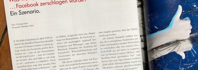 Was wäre, wenn … Facebook zerschlagen würde? Was wäre, wenn … Facebook zerschlagen würde?