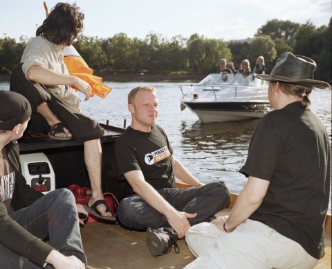 Klarmachen zum Ändern: Florian Bischoff und Mitpiraten auf hoher Spree