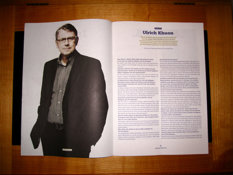 Interview mit Intendant Ulrich Khuon im DT-Magazin